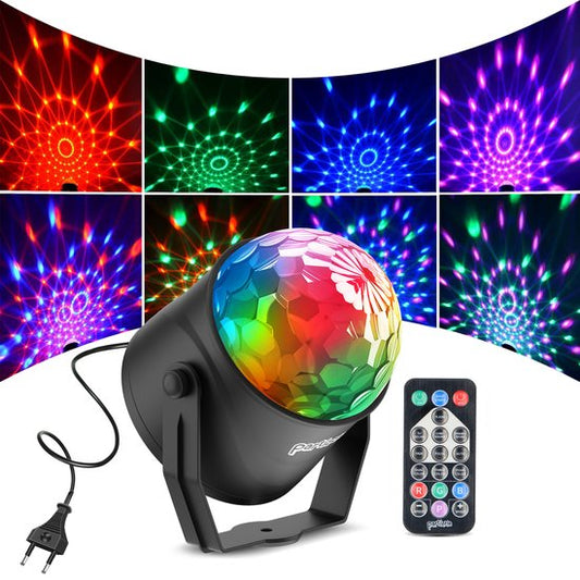 Lampe disco Partizzle - LED RVB - Avec télécommande - Synchronisée avec la musique