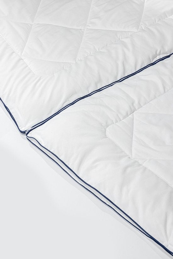 Soulsnooze® - Couette de luxe 4 saisons 240 x 220 - Couette double - Couette d'appoint - Réglable d'un côté à l'autre - Essai de 30 jours de sommeil - Qualité hôtelière - Anti-allergique - Couette d'été et d'hiver