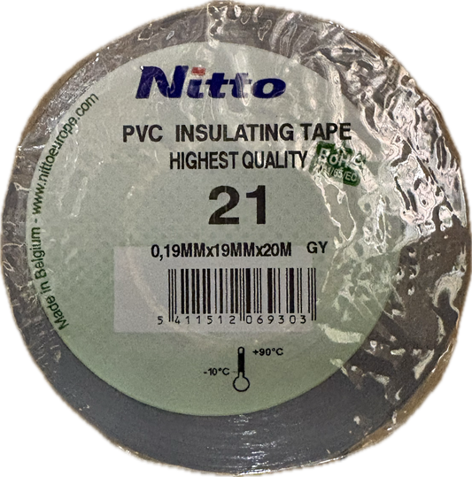 Ruban isolant Nitto Gris 19Mm X 20M
