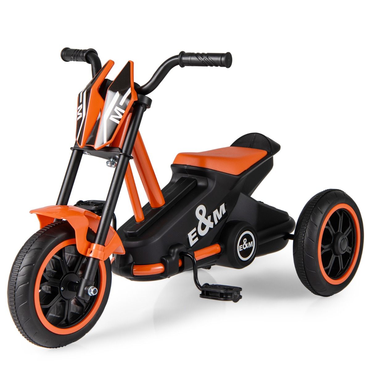 Tricycle pour enfants Coast - cadre triangulaire stable - limiteur de braquage - orange