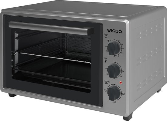 Wiggo WMO-E353(X) - Mini-four autonome - Électrique - 50 cm - 35 litres - 1 800 W - Garantie 5 ans - Acier inoxydable