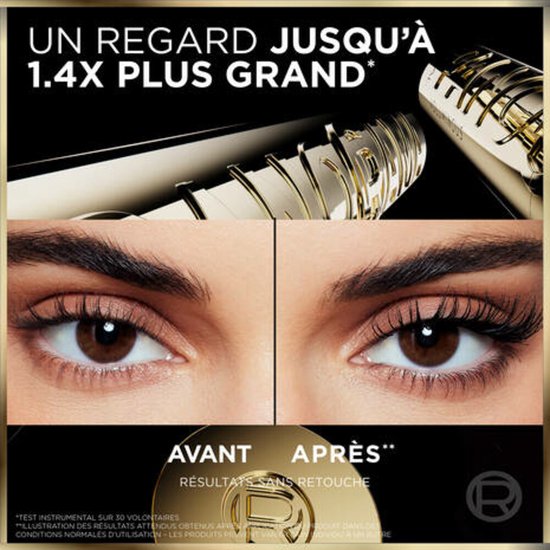 L'Oréal Volume Million Lashes Panorama Mascara Dark Brown - 3 x 8 ml - Emballage économique