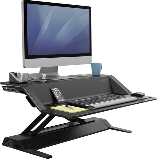Fellowes - Sit/Sta Solution - Poste de travail Lotus Sit/Sta - noir