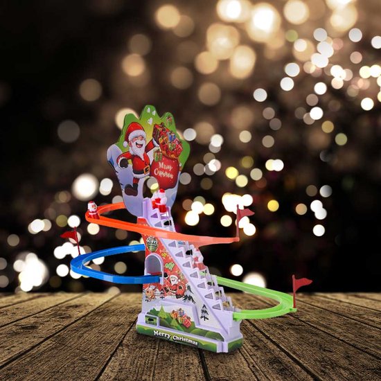 Arbre de Noël à grimper - Avec lumière et musique - Play set