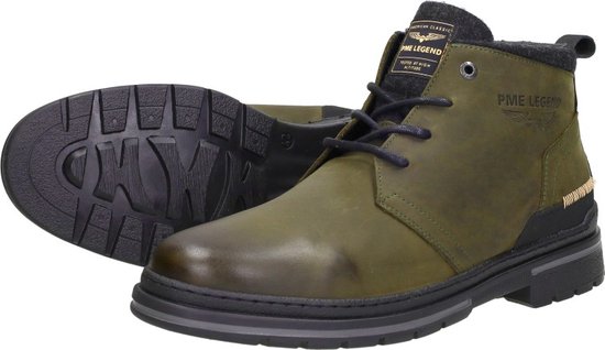 Chaussures à lacets pour hommes Pme Legend Pme Legend Fleetman Khaki - Taille 41