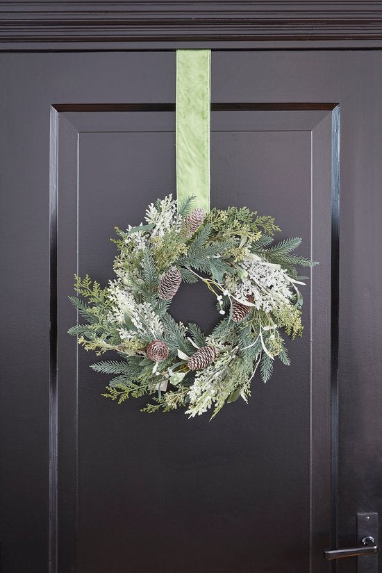 Maison des Saisons Couronne de Noël Alva - Ø40 cm - Vert