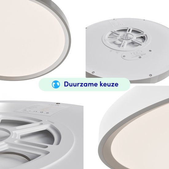Nolt Plafonnier Dimmable - Eclairage de salle de bain - 24W - ⌀ 30cm - Blanc