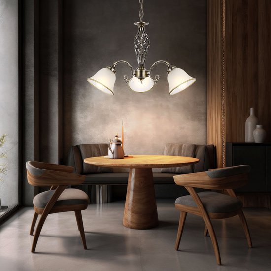 Lustre Globo Odin LED - Classic - Laiton avec verre dépoli 2