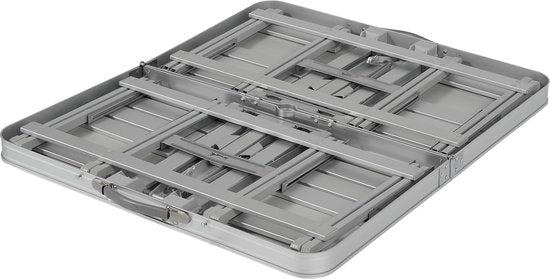 Table de camping Campart TA-0875 - Ensemble de table de pique-nique pour 4 personnes - Table de pique-nique pliable et facile à transporter - Résistante aux intempéries - Blanche