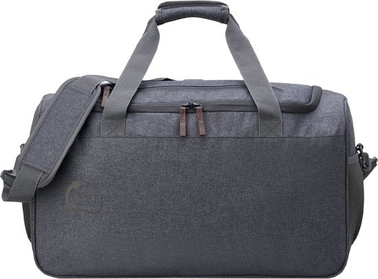 Delsey Paris Maubert 2.0 Weekender - Bagage à main Bagage de voyage 41L - RPET Durable - Serrure TSA - 50 cm - Anthracite