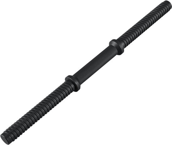 Haltères 10 kg - Juskys - 1 Pièce - Remplis de sable - noir