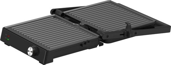 Tomado TGC4002B - Grand gril de contact - Gril de table - Surface de gril : 28 x 23 cm - Température réglable - Dispositif de grillage - Sans PFAS - 2000 W