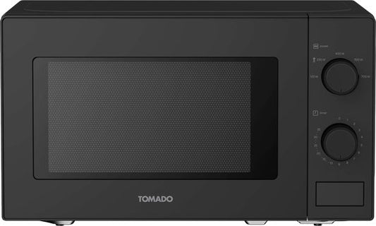 Tomado TMS2003B - Micro-ondes solo - 20 litres - 5 niveaux de puissance - 700 watts - Eclairage intérieur - Noir