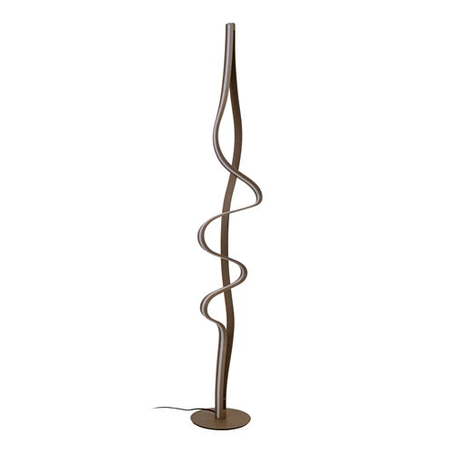 Lampadaire Lucide Lambada - LED - Intensité réglable - 20 x 33 x 163 cm - Or mat/Laiton