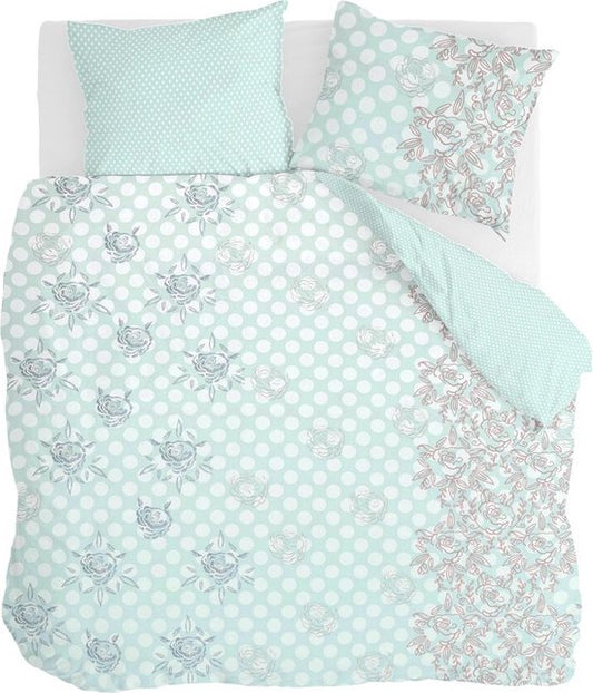 Walra Housse de couette Dreamy Dots - 240x220 - 100% Coton (BCI) - Light Blue