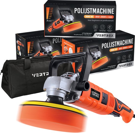VERTREX Polisher - Polisseuse pour voitures - Disques de polissage - Machines de polissage