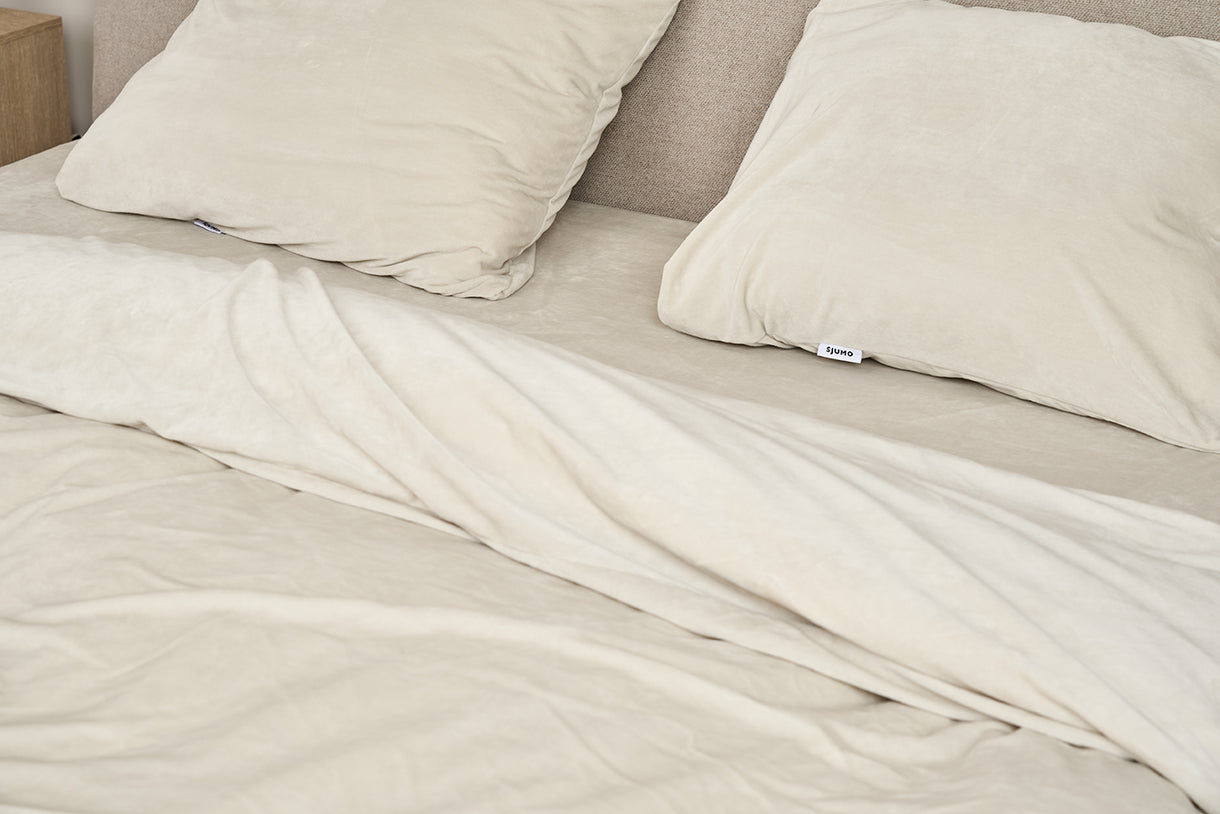 SJUMO Silky Smooth - Natural Dune - Enveloppe de couette - 220 x 240cm