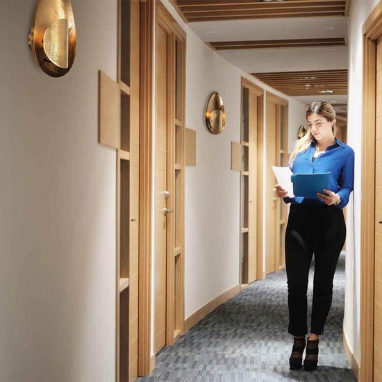 Anne Lighting applique Brassi - bronze - métal - 3680BR