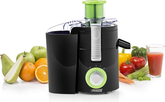 Princess 202040 Extracteur de jus - Pour légumes et fruits - Extracteur de jus avec récipient à pulpe