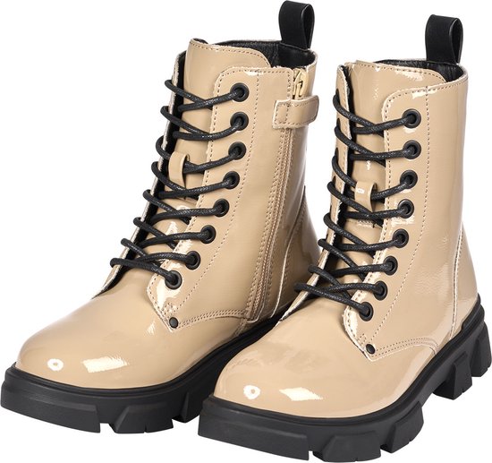 Bullboxer Aaf504f6s Bottes vétérinaires - Bottes à lacets - Filles - Taupe - Taille 36