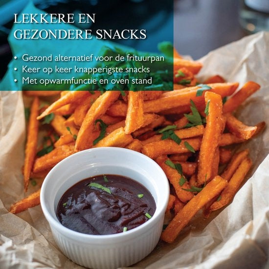 Wartmann WM 2203AF, Ceramic Airfryer / friteuse à air chaud, 5,7 litres, fonction balance, sans PFAS, noir