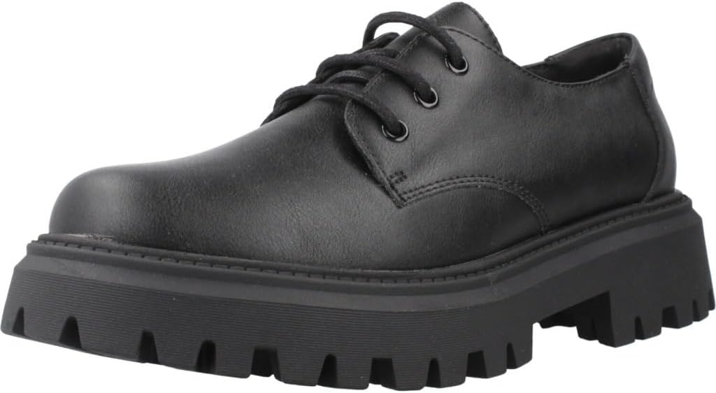 Chaussures Geox J Maquinnens Girl Uniform, robe, noires - Pointure 41 EU - Chaussures derby respirantes à enfiler
