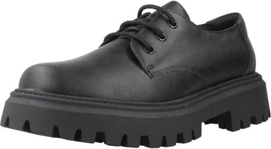 Chaussures Geox J Maquinnens Girl Uniform, robe, noires - Pointure 41 EU - Chaussures derby respirantes à enfiler