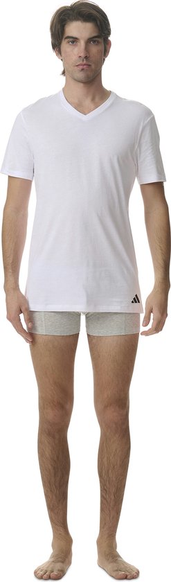 Adidas Sportswear - Active Core Cotton - T-shirts à col en V - Sous-vêtement pour homme - Blanc - Taille XL