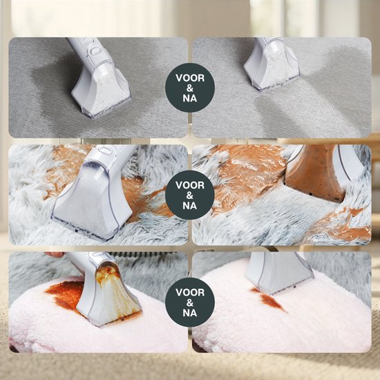 RYER Nettoyant anti-taches - Nettoyant pour canapés, tapis et intérieurs de voiture - 2 embouts inclus