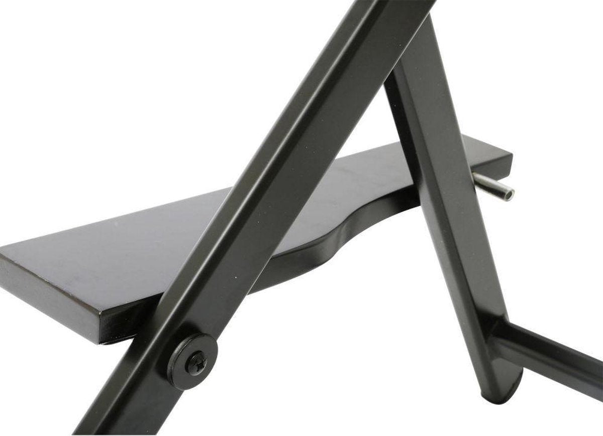 VDD Chaise de directeur Maquillage - Chaise de coiffeur - Pliable - Noir
