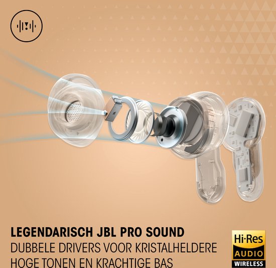JBL Tour Pro 3 - Écouteurs sans fil avec réduction de bruit - Étui intelligent avec écran tactile - Bluetooth « True Wireless » - Audio haute résolution (LDAC) - 50 heures - Noir