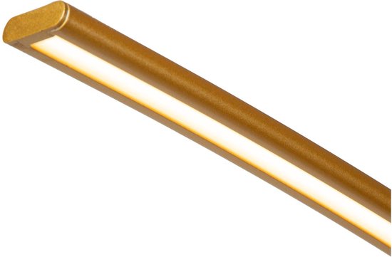 Lucide CURVE - Lampe arquée - LED à intensité variable - 1x15 W 2700 K - Or mat / Laiton