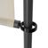 Store Tectake Taija 128 x 7 x 216–310 cm – Commande manuelle – UV50+ – Beige