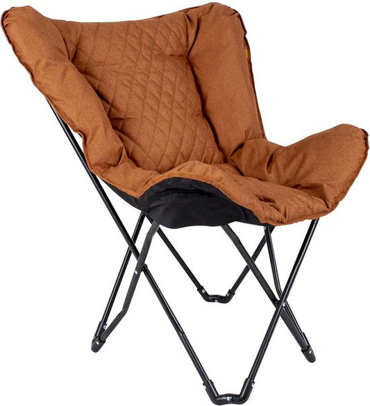 Bo-Camp - Industriel - Chaise papillon - Himrod - Cationique - Argile