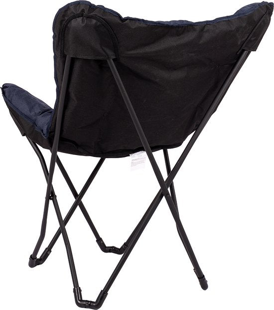 Bo-Camp - Industriel - Chaise papillon - Himrod - Cationic - Bleu