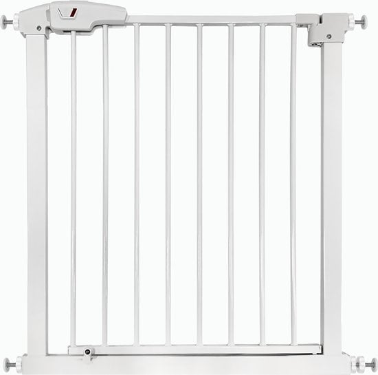 Barrière de sécurité enfant - Goliving - Fixation par pression - Metal - 78 à 93 cm - Blanc