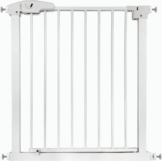 Barrière de sécurité enfant - Goliving - Fixation par pression - Metal - 78 à 93 cm - Blanc