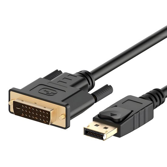 Garpex® DisplayPort to DVI 24+1 Cable - Câble DP vers DVI - Full HD 1080p - 1.8 mètres