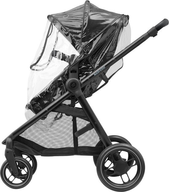 Landau Maxi-Cosi Zelia³ - Essential Black (châssis noir + cuir noir)