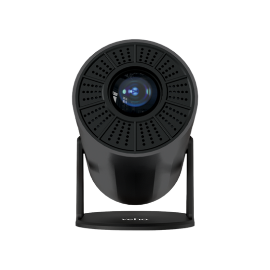 Veho Quda ROHM Projecteur portable - sortie haut-parleur 3w - stockage usb 1 TB - 90 x90x193 mm - Poids 840g