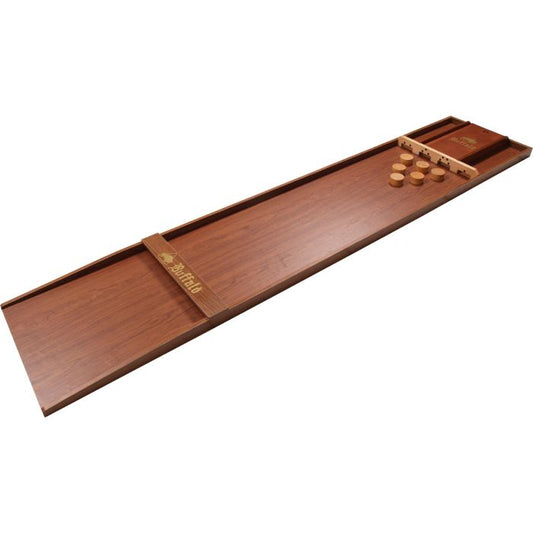 Jeu de shuffleboard Buffalo Fun - 2 mètres - Longueur de jeu officielle - Mode d'emploi inclus