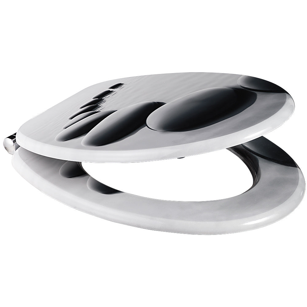 Abattant WC Stones- Sotf Close Antibacterial - MDF 150kg