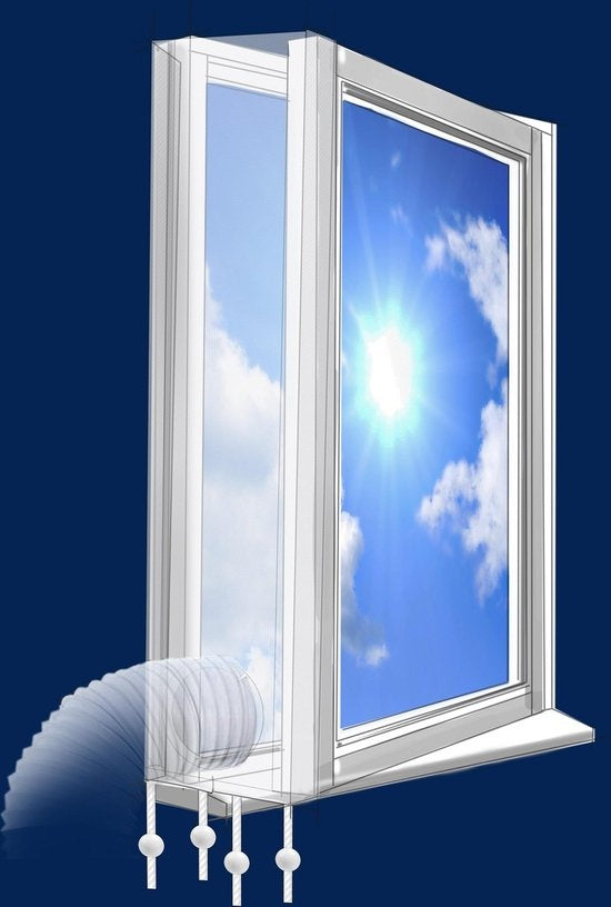 Kit d'étanchéité de fenêtre Lifetime Air Climatiseur mobile - Fenêtre et porte - Universel - 220 x 30cm
