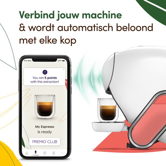 Krups NESCAFÉ Dolce Gusto NEO YY5677 - Machine à café Caffè - Blanche - Spécialement conçue pour les amateurs de café noir