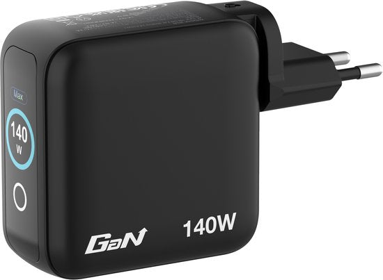 Chargeur Verbatim Mini GaN 140 W avec écran