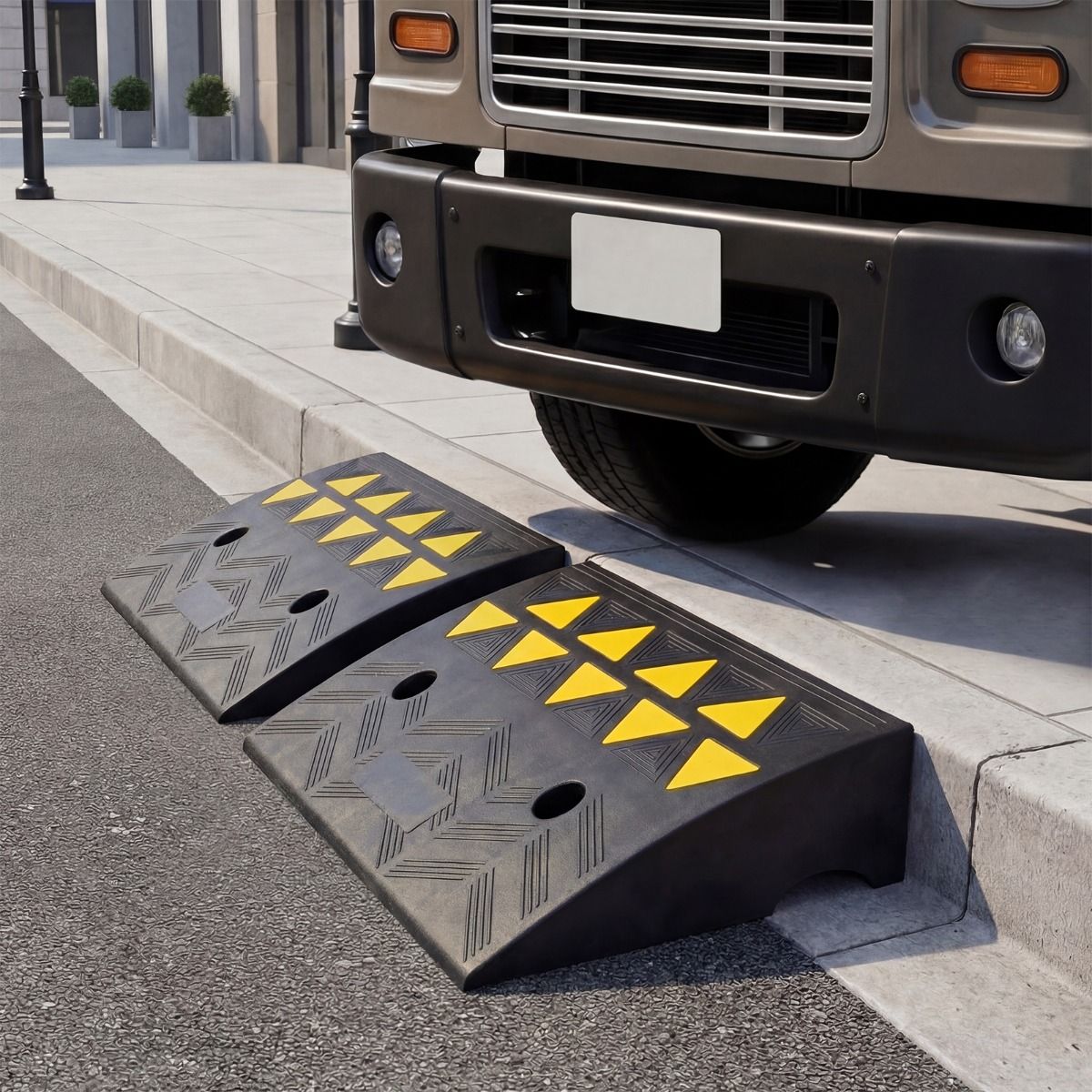 Kit de marchepieds Coast - Caoutchouc antidérapant - Capacité de charge : 15 tonnes - td10057-2ijs - taille M