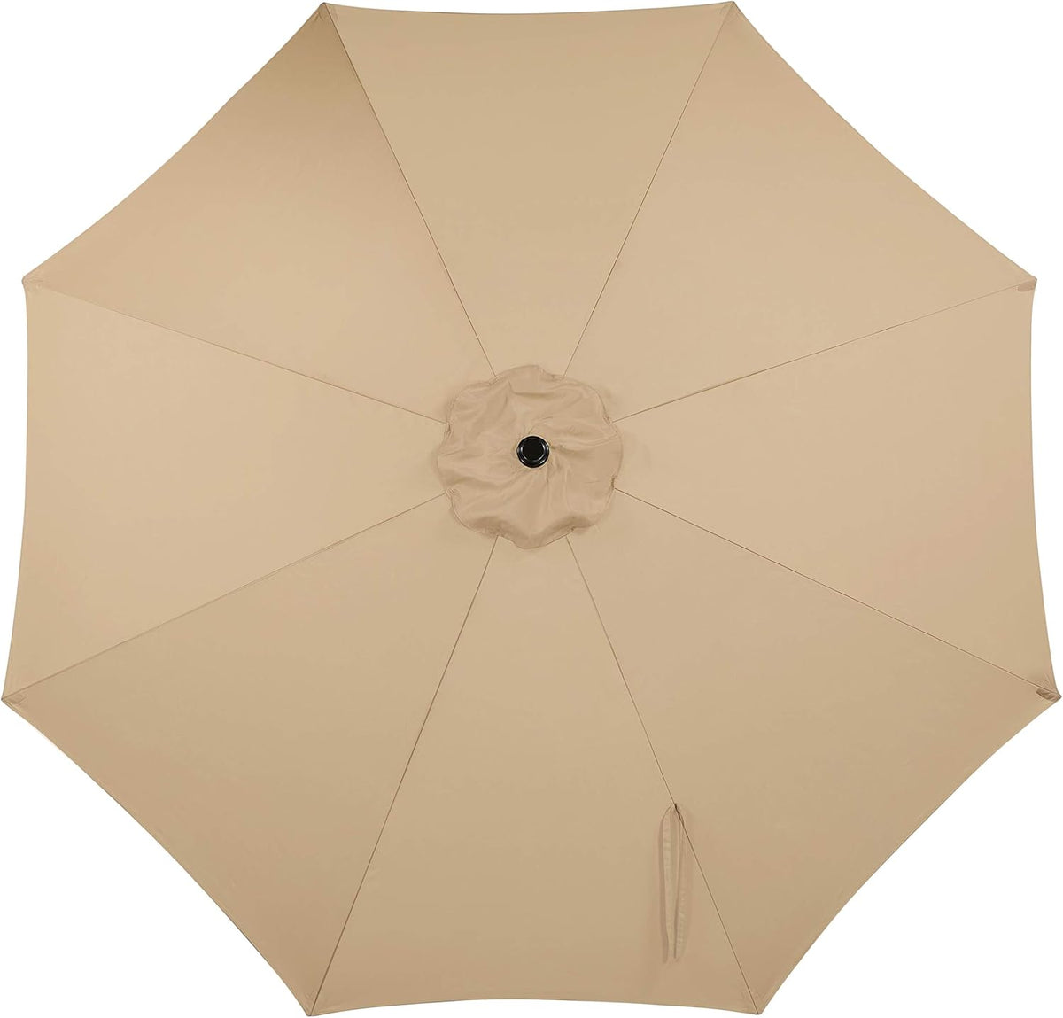 Parasol Yaheetech 270 cm - Pliable et inclinable - Avec tige pivotante - Polyester