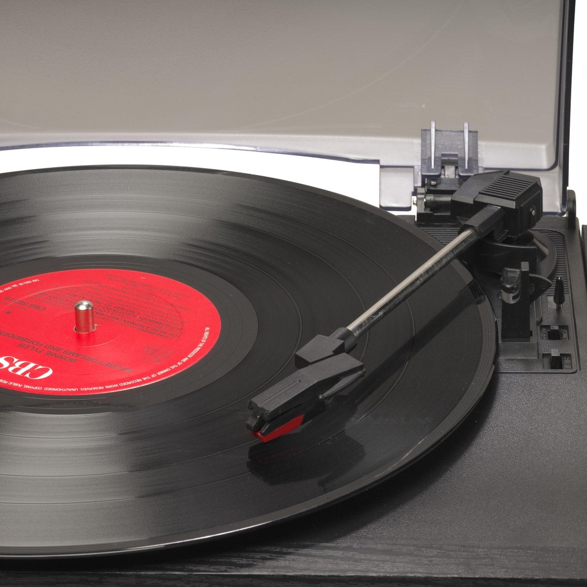 Tourne-disque rétro - Denver -  Avec enceintes - Radio DAB+/FM - Lecteur CD & double cassette - Boîtier bois - USB/SD/AUX