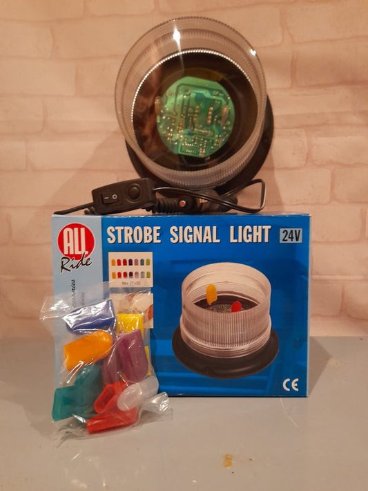 All Ride Truck 24volt strobe light flash bulb JUMBO size various colours visibility 1km+