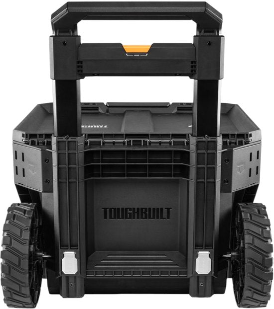 ToughBuilt® StackTech Rolling Tool Box - Grande boîte à outils roulante noire 61 x 43 x 38 cm